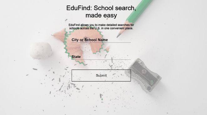 EduFind screenshot